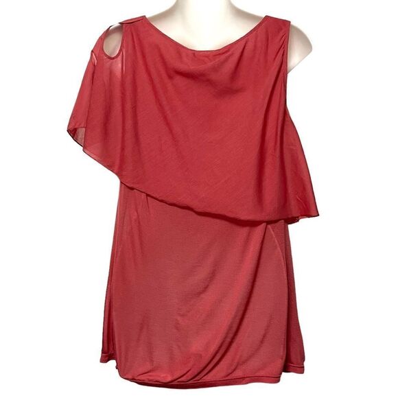 Anthropologie BARASCHI Ruffle Layered Cutout Top M - Picture 4 of 7